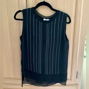 Vince Silk Sleeveless Blouse SzXS